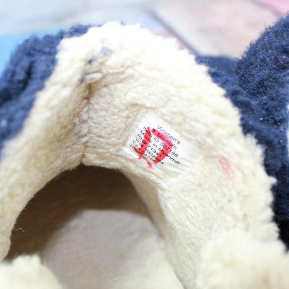 LL BEAN Pile Fleece Cozy Bootie Slippers Size 8 - Picture 9 of 9